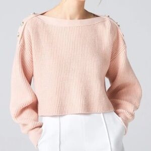 NWT | Adeam Sailing Sweater Peach | Sz XS